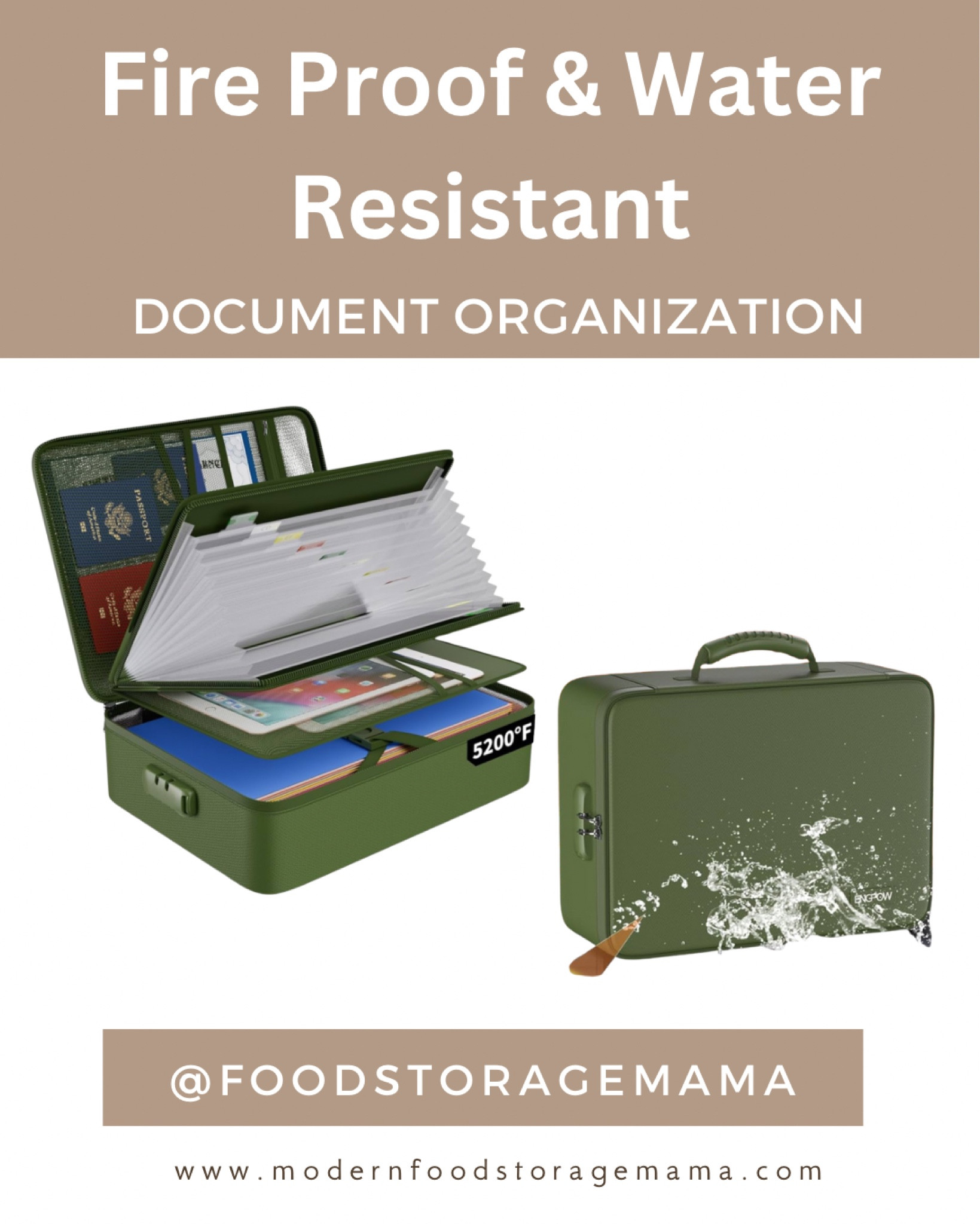 Do you have your documents stored in a fireproof case/pouch? If not this is something you should do immediately!

These affordable fireproof document holders are a MUST in my book. 

I have one document bag and 3 pouches for storing various documents, valueables, and more. 

It’s not worth taking the chance if you ask me, especially when you can get a fireproof storage solution for such an affordable price 🙌🏼

#LTKFindsUnder50 #LTKHome #LTKItBag