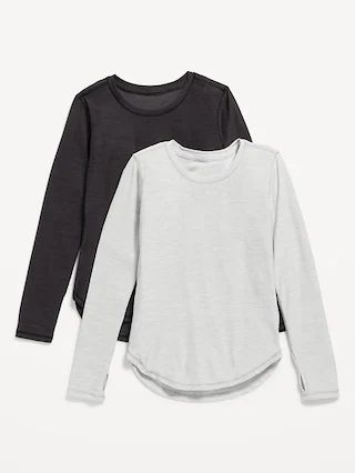 Breathe ON Long-Sleeve T-Shirt 2-Pack for Women | Old Navy (US)