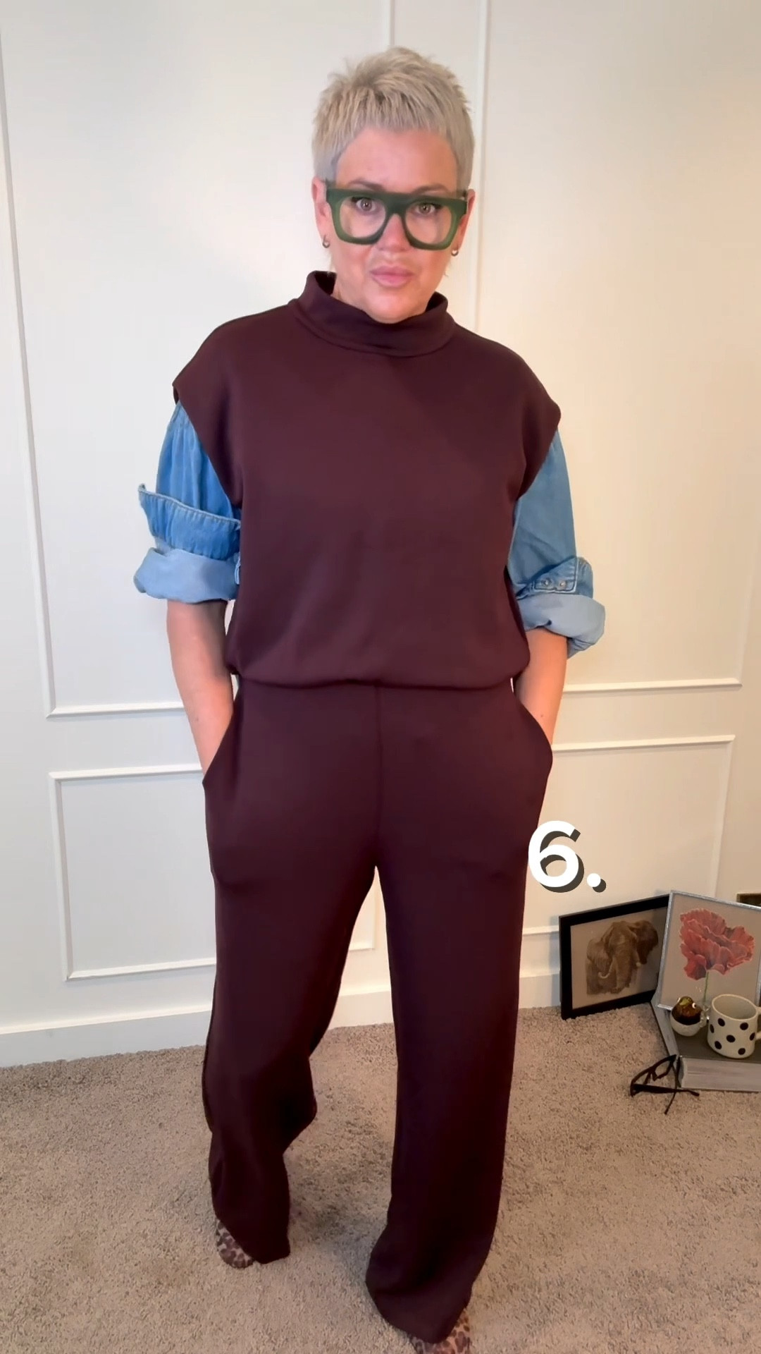 @spanx jumpsuit is ready for everything! 
I’m wearing a lg long 
It fits over and under ALL the things! 
Use code: whatcharworexspanx for 15% off your 1st purchase + get FREE SHIPPING 

#spanxpartner 

#LTKmidsize #LTKstyletip #LTKover50style