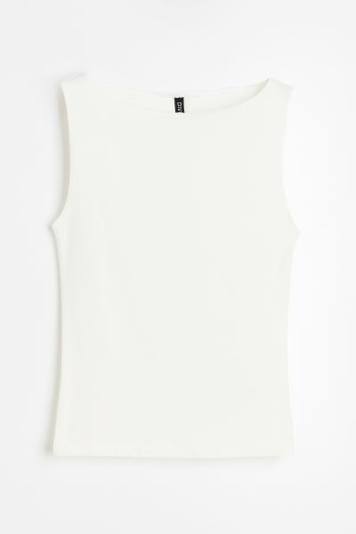 Boat-neck Sleeveless Top | H&M (US + CA)