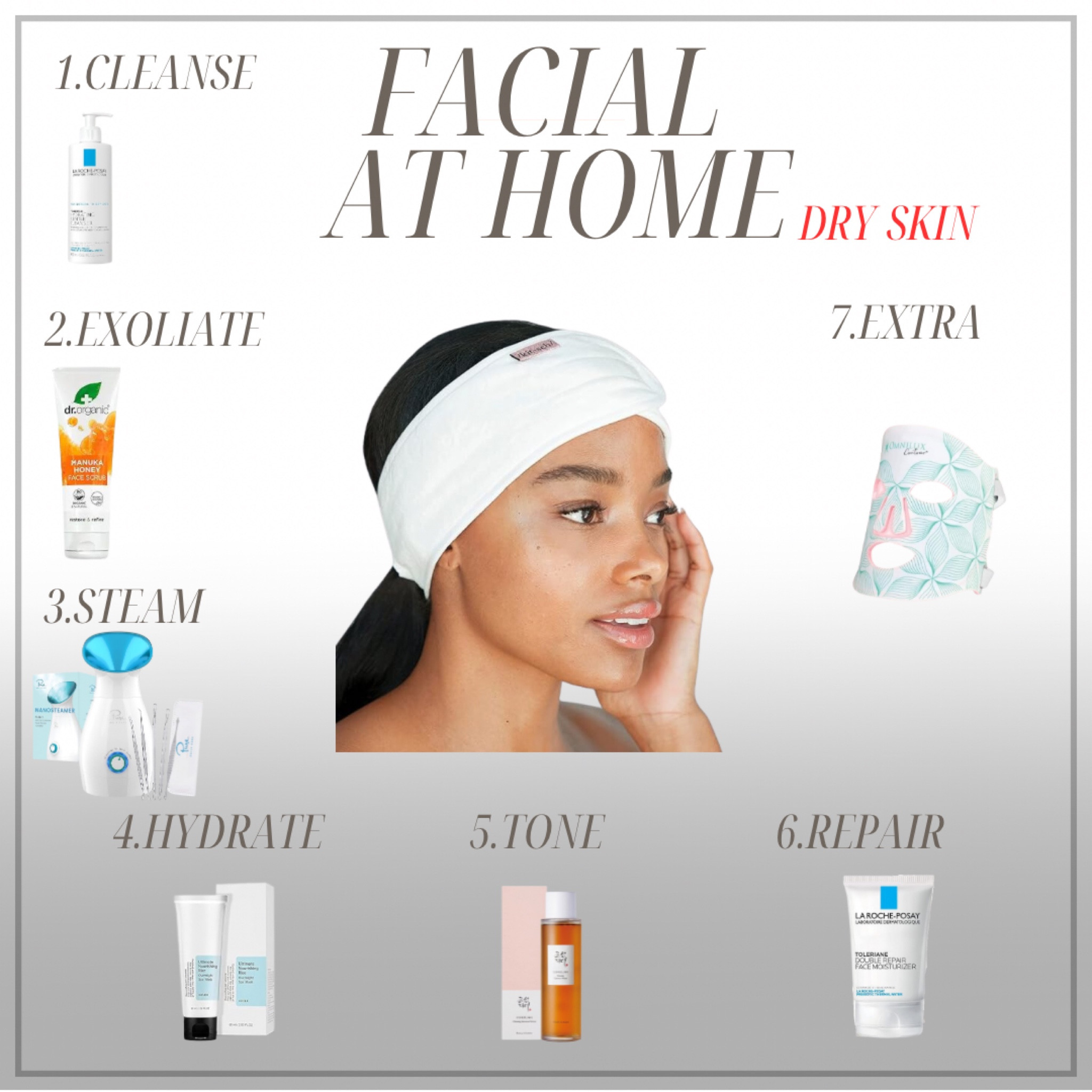 At home SPA for dry skin 