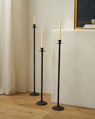 Oversized Iron Taper Holder | Magnolia