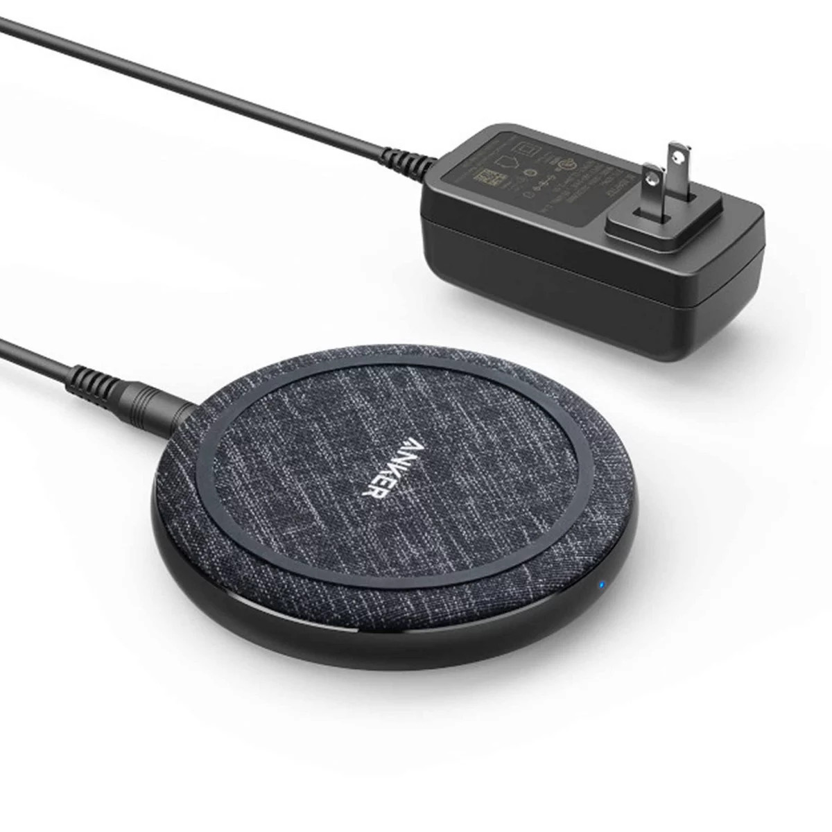 Anker PowerWave II 15W Qi Wireless Charging Pad (w/ Wall Charger) - Black: Compatible with iPhone... | Target
