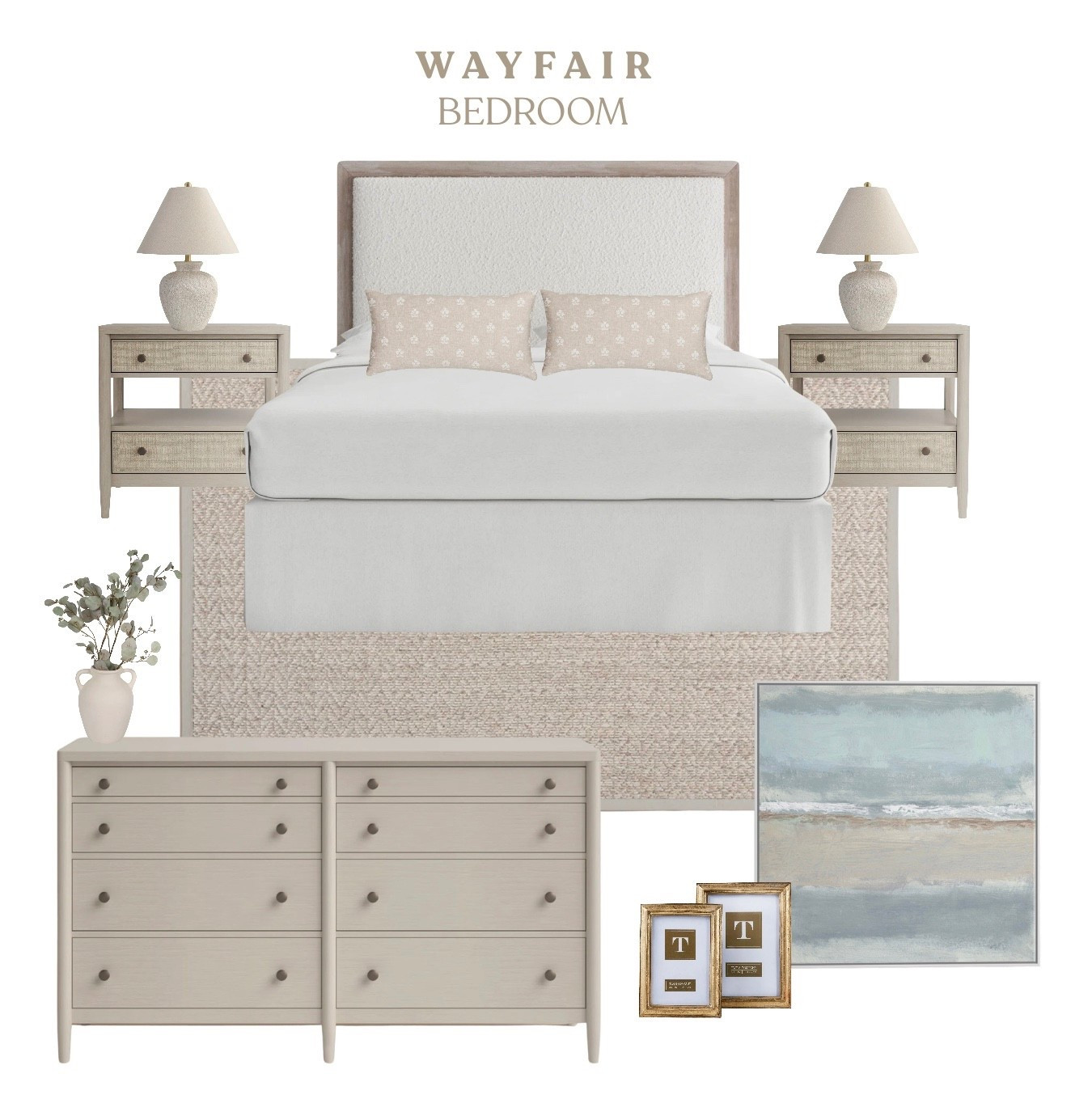 Bedroom furniture, neutral bedroomm

#LTKHome #LTKSaleAlert