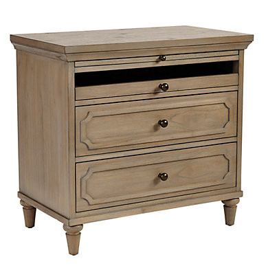 Isabella 2 Drawer Nightstand with Charging Station & USB Power Strip | Ballard Designs, Inc.