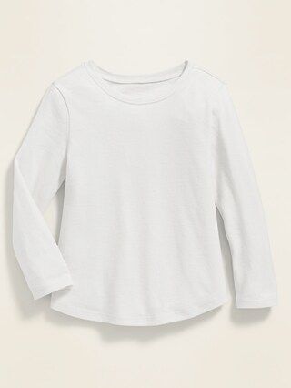 Crew-Neck Long-Sleeve Tee for Toddler Girls | Old Navy (US)