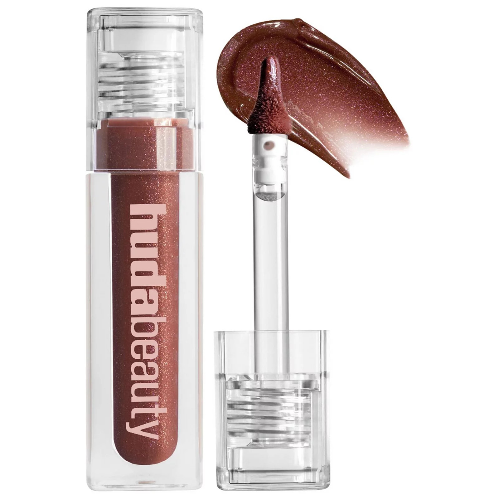 HUDA BEAUTY Faux Filler Shiny Non-Sticky Lip Gloss, Size: .13Oz, She Red | Kohl's