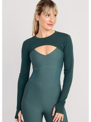 UltraLite Rib-Knit Layering Shrug Top for Women | Old Navy (US)