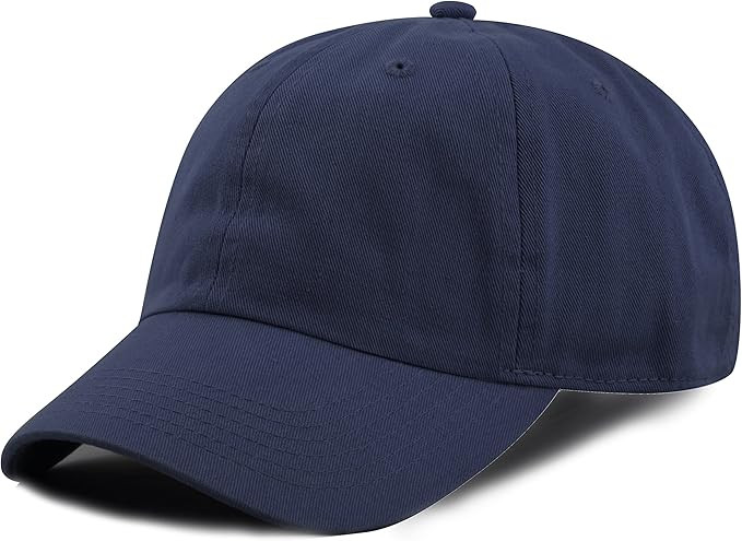 The Hat Depot Kids Washed Low Profile Cotton & Denim & Tie Dye Plain Baseball Cap Hat | Amazon (US)