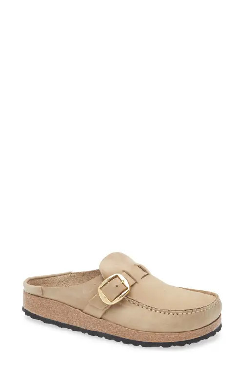 Birkenstock Buckley Buckle Clog in Tobacco Brown at Nordstrom, Size 5-5.5Us | Nordstrom