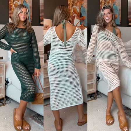 the perfect swimsuit cover up 🌊☀️🌸 #amazonspringfashion #crochetdresscoverup #affordablewomensclothing amazon spring fashion summer must have crochet knit maxi over back dress swimsuit cover up beach pool day outfit inspo affordable womens clothing 

#LTKFindsUnder50 #LTKSwim #LTKStyleTip