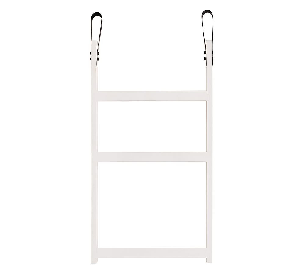 Gabrielle Organizer Hanging Wood Multi Shelf - White | Pottery Barn (US)