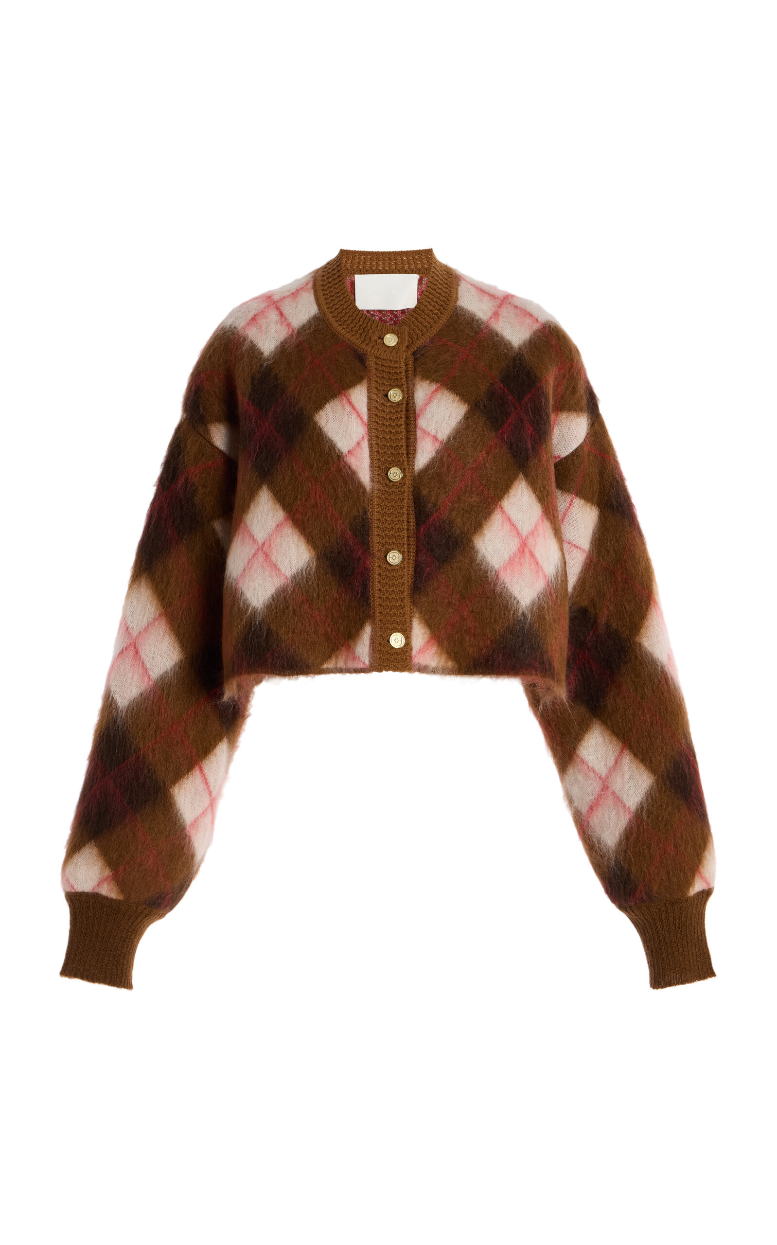 RÙADH - The Blane Checked Wool Cardigan - Multi - L - Moda Operandi | Moda Operandi (Global)
