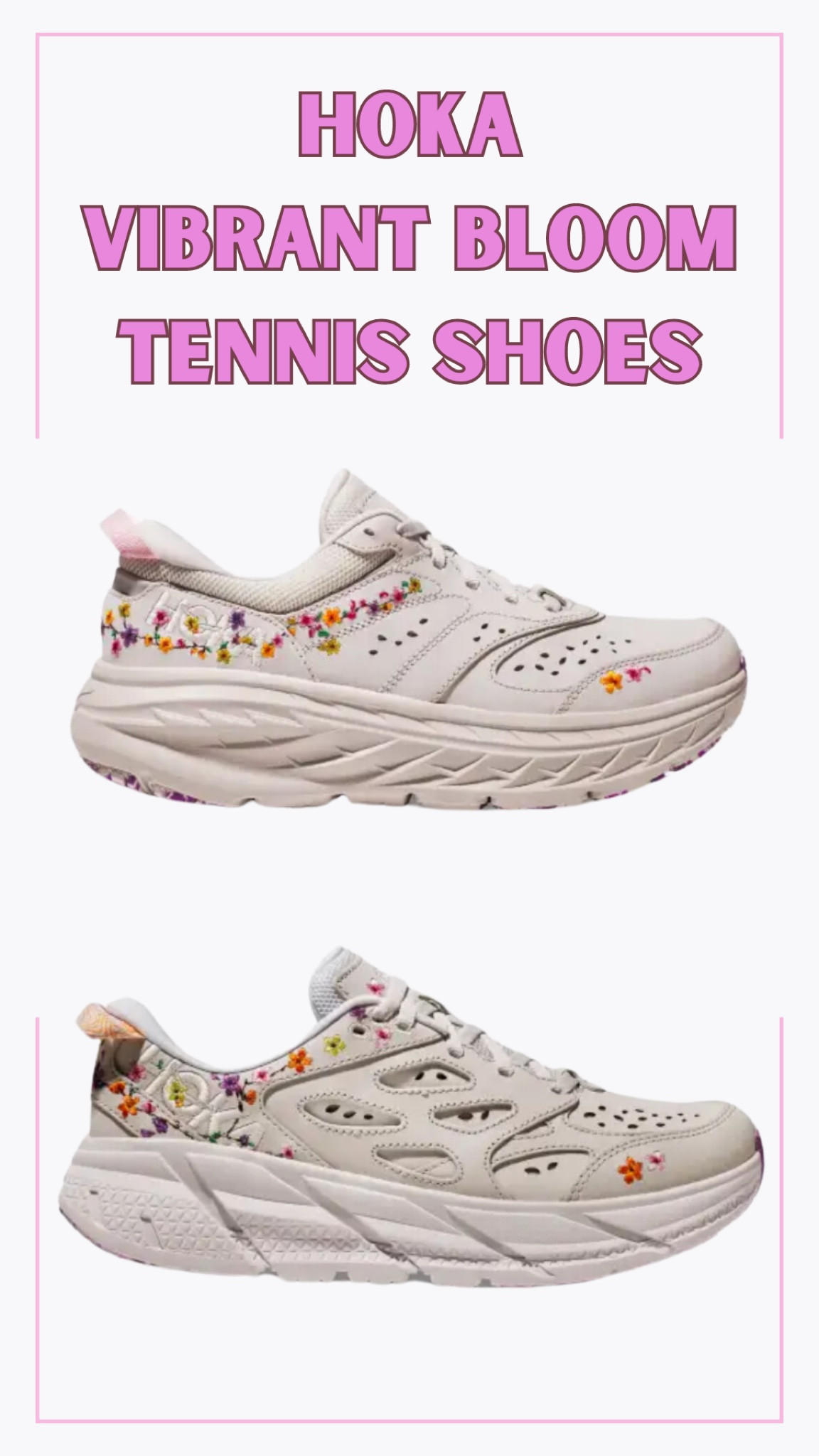 April showers bring May flowers 🌸🌼 
I’m OBSESSED with these embroidered flowers!! 

HOKA / Flowers / New Arrivals / Clifton / Bondi 

#LTKshoecrush #LTKfitness #LTKstyletip