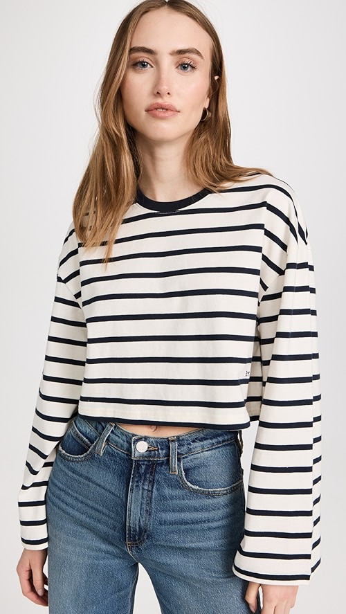 Crop Bell Sleeve Tee | Shopbop