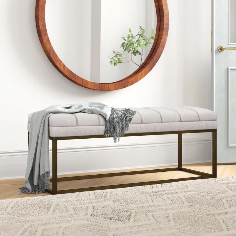 Coweta Faux Leather Bench | Wayfair Professional