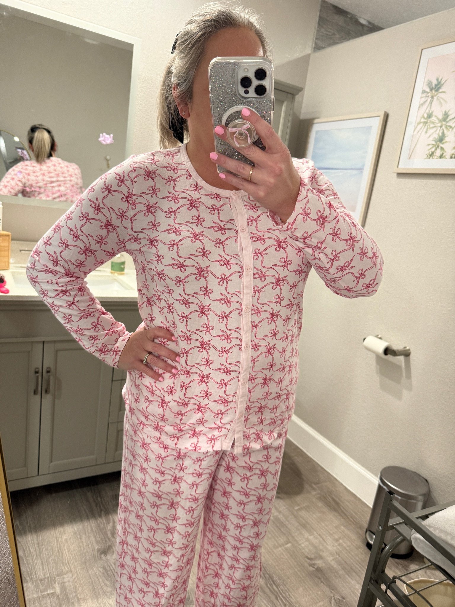 Cute pink and red bow pajamas at Macys  

#LTKHoliday #LTKSeasonal #LTKGiftGuide