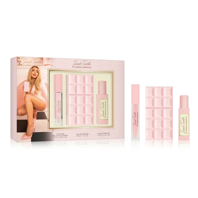 Sabrina Carpenter Sweet Tooth 30ml EDP, Travel Spray & Lip Gloss Gift Set for Women | Walmart (US)