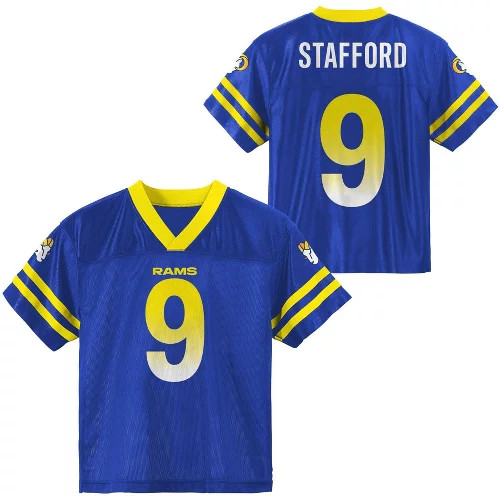 NFL Los Angeles Rams Matthew Stafford Toddler Boys' Short Sleeve Jersey | Target