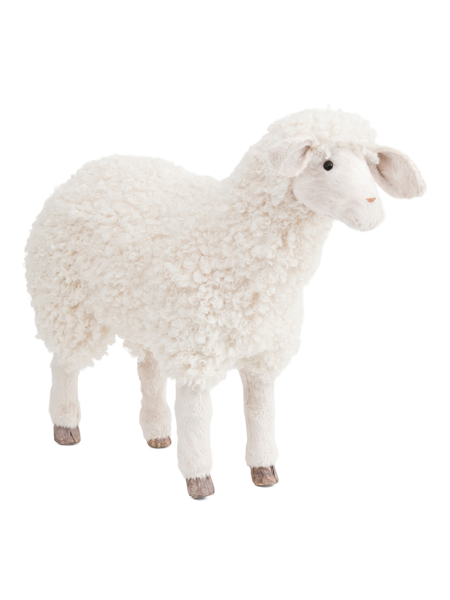 19in Fabric Sheep Decor | TJ Maxx