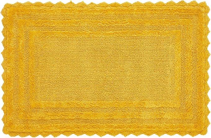 Better Trends Lilly Crochet 24x40 Reversible Bathroom Rugs and Bath mats for Bathroom, Luxurious ... | Amazon (US)