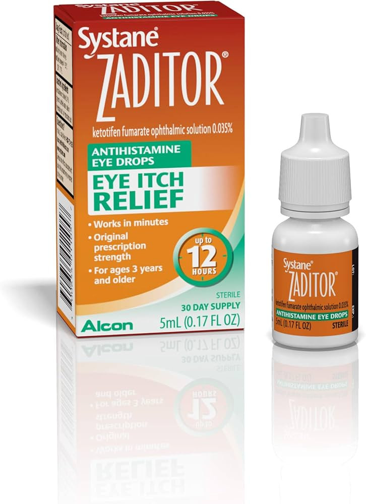 Zaditor Antihistamine Eye Drops, 5-mL | Amazon (US)