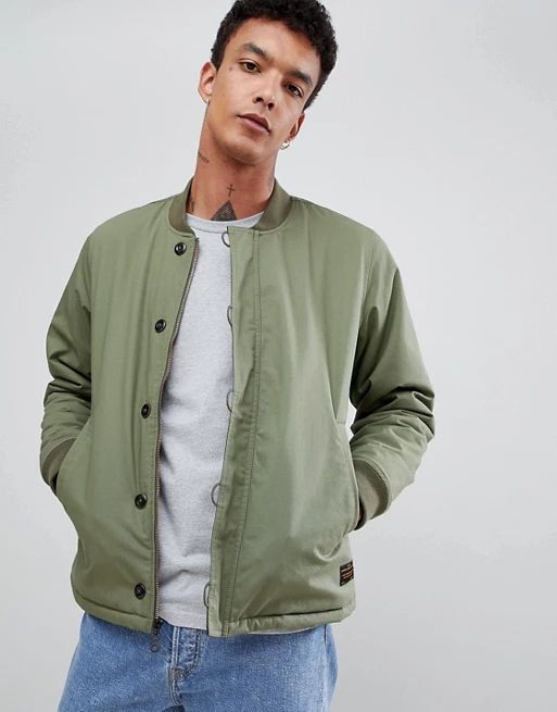 Levis Skateboarding Liner With Pile Lining In Olive | ASOS EE