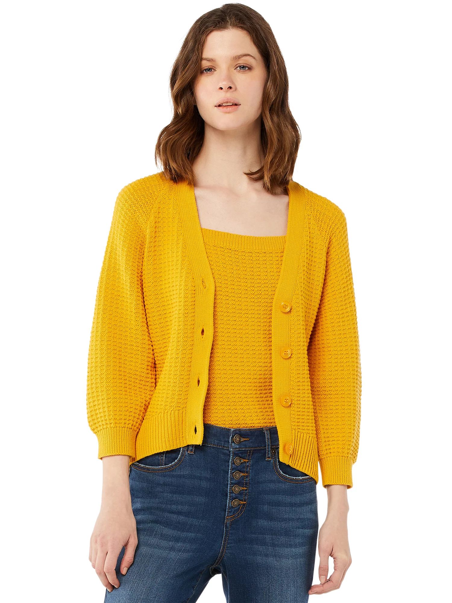 Scoop Women's Textured Cardigan | Walmart (US)