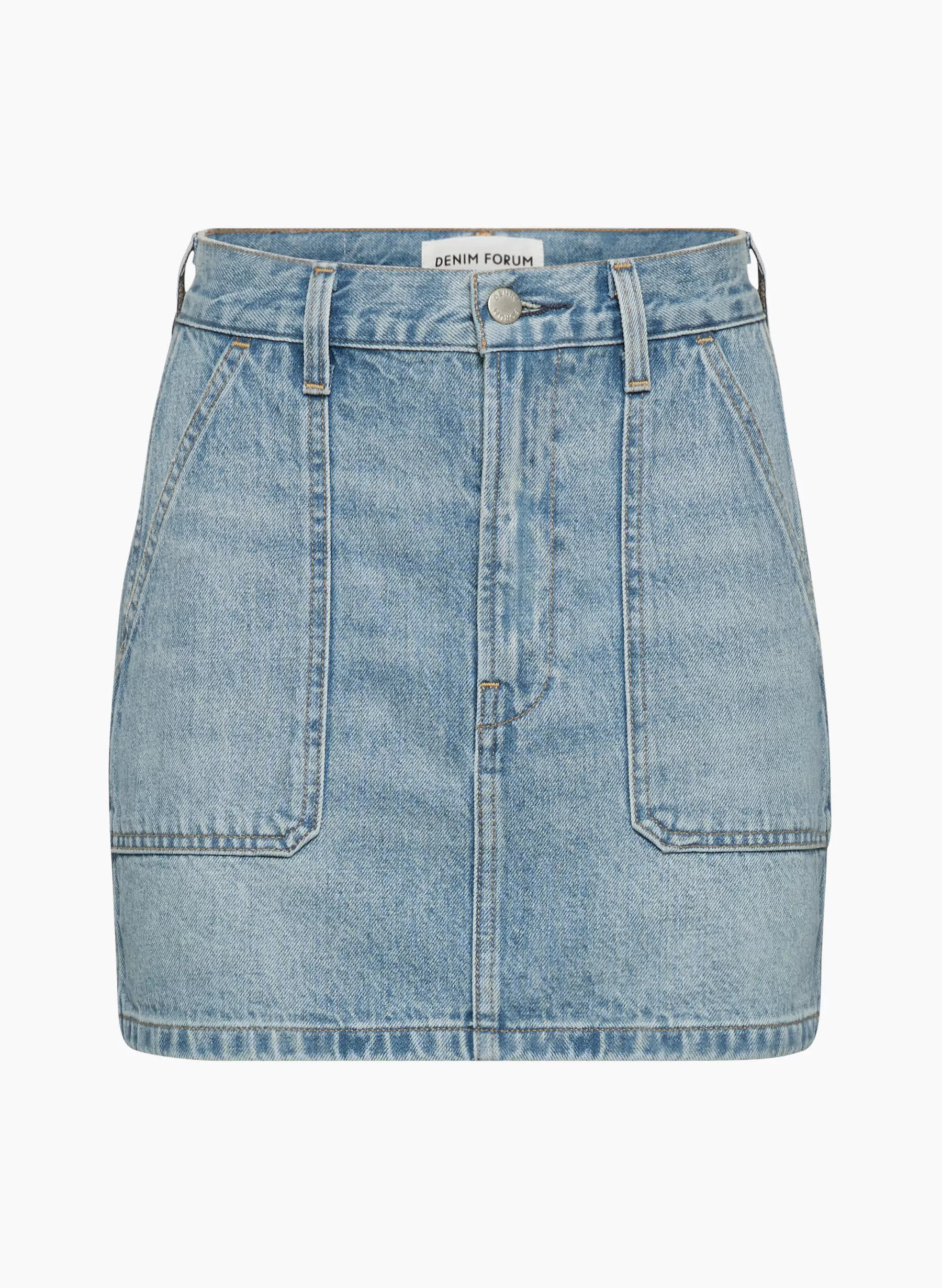 THE ’90S UTILITY MINI DENIM SKIRT | Aritzia
