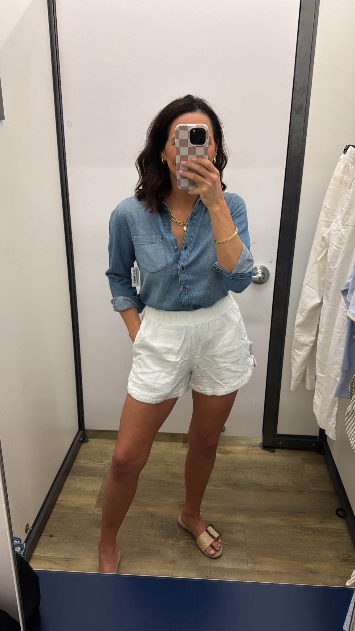 an effortless summer staple ☀️

denim button up, white shorts outfit, chic outfit idea, casual summer style, everyday wear, neutral outfit inspo, comfy but put together, affordable fashion find

#ltkstyleinspo #ltkunder50 #chicfashion #summeroutfits #casualsummer #everydaystyle #affordablestyle #ootdlook #ltkfashion

#LTKPetite