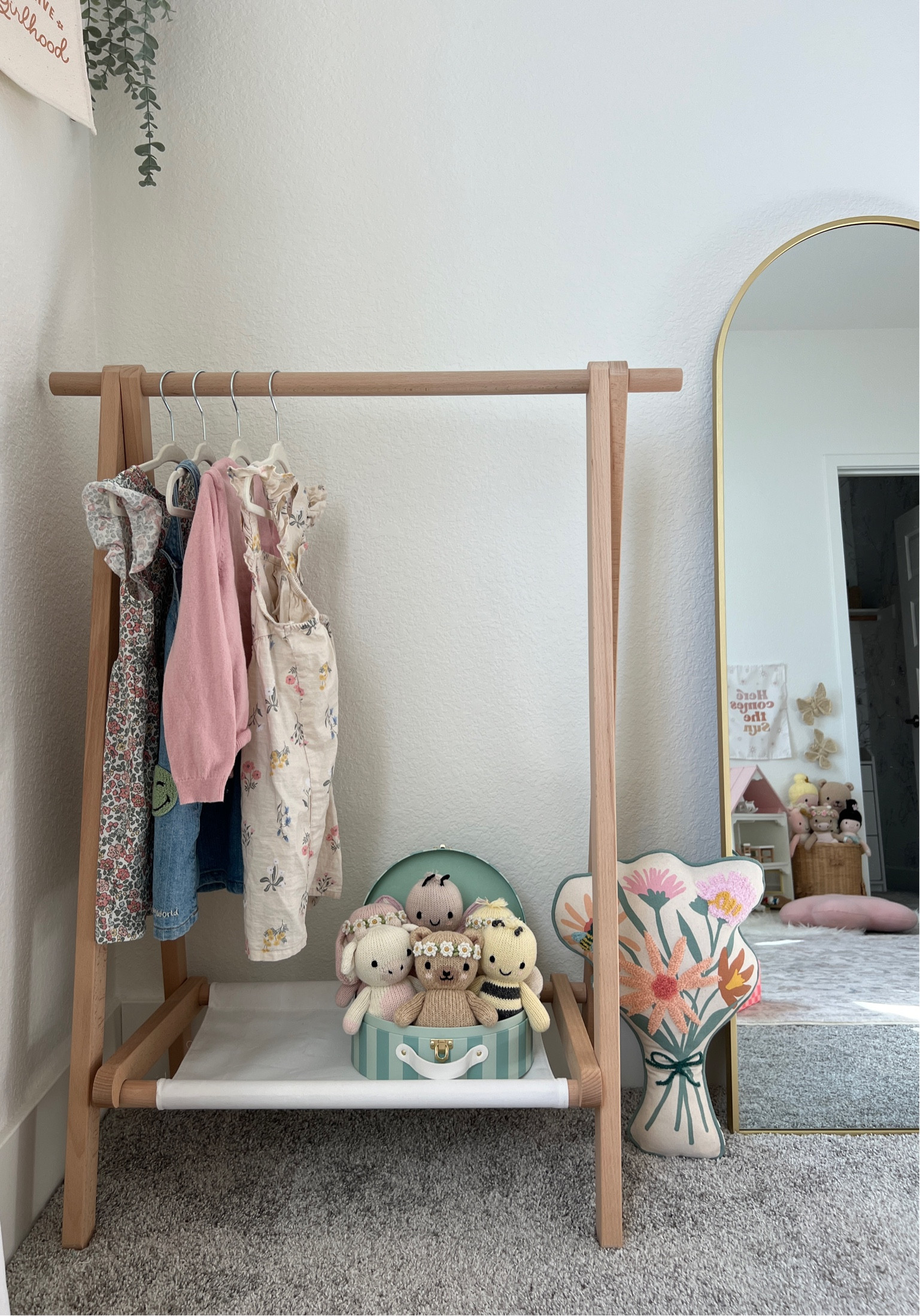 Clothes rack - perfect size for toddlers and little kids. 

#LTKKids #LTKHome
