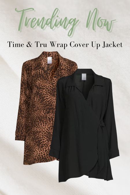 Walmart Find // Time & Tru Wrap Cover Up Jacket 

#LTKFind