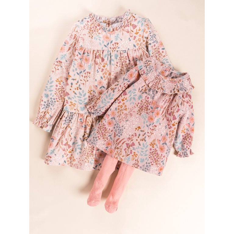 Modern Moments By Gerber Toddler Girl Dress with Ruffles, Sizes 12 Months - 5T - Walmart.com | Walmart (US)