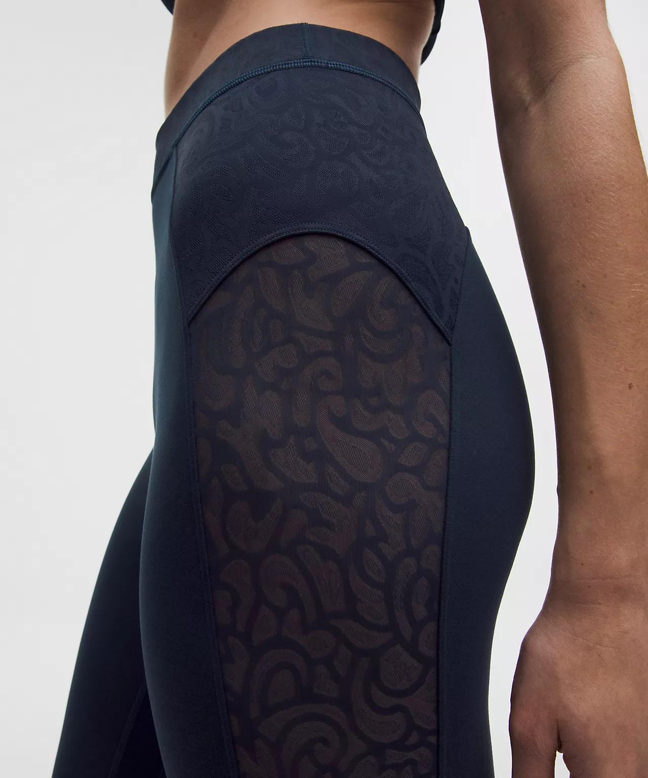 Paisley Sheer Lace Jacquard Panelled High-Rise Tight 25" | lululemon (CA)