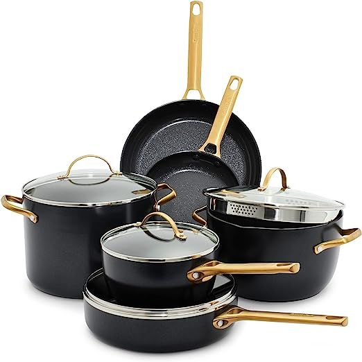 Amazon.com: GreenPan Reserve Hard Anodized Healthy Ceramic Nonstick 10 Piece Cookware Pots and Pa... | Amazon (US)