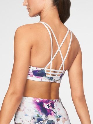 Printed Strappy&#45Go&#45Lucky Bra | Athleta