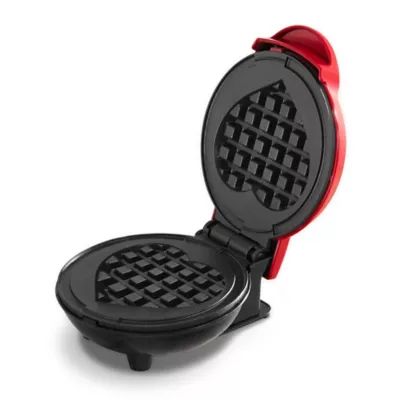 Dash® Heart Mini Waffle Maker in Red | Bed Bath & Beyond