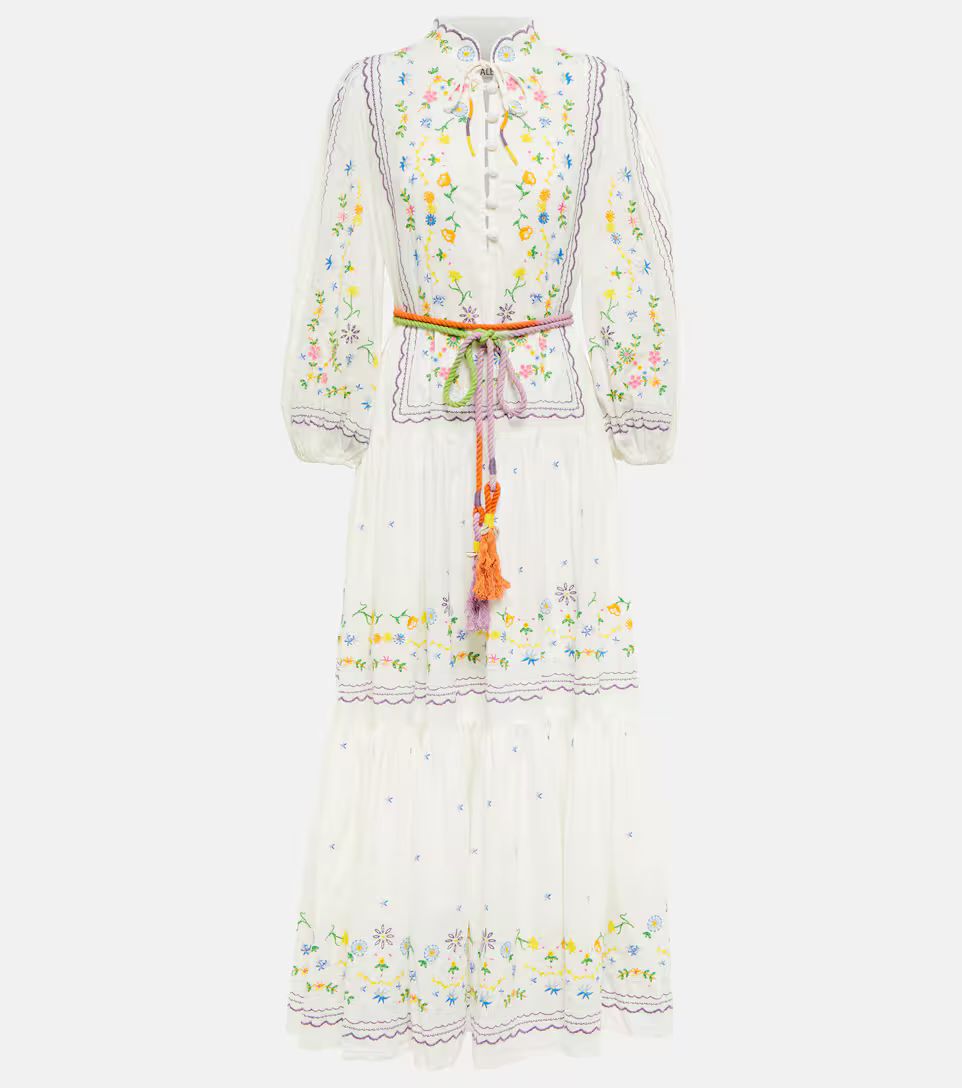 Juniper embroidered cotton midi dress | Mytheresa (UK)