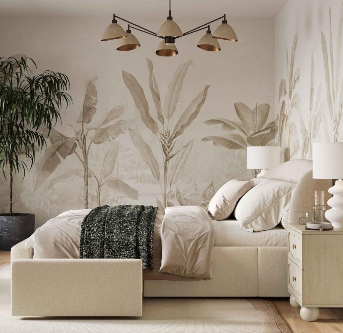 Tropical bedroom refresh, but make it elevated 🌴 The Corey Cream Upcycled Linen King Storage Bed  brings soft texture, hidden storage, and breezy coastal calm to your space. Perfect for a light, airy bedroom reset with warm, relaxed island vibes.

Refresh your bedroom and shop the upgrade now.✨

#LTKHome #LTKOver40 #LTKSeasonal