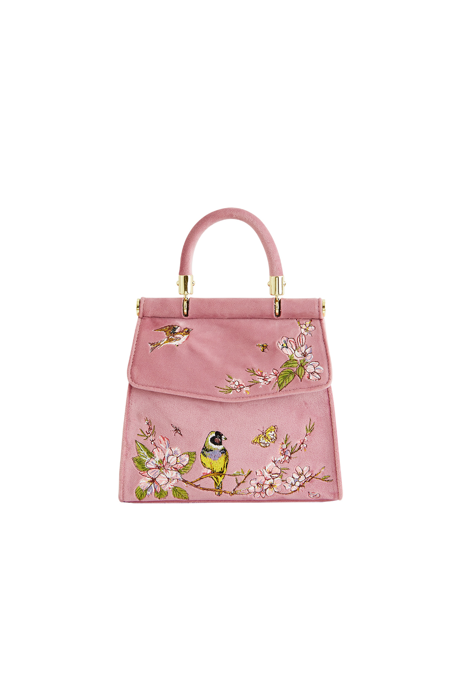 Song Bird Embroidered Mini Pink Tote | Nordstrom