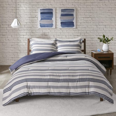 Gracie Mills Comforter Set Modern Lifestyle Design All Season Down Alternative Bedding Matching Sham | Walmart (US)
