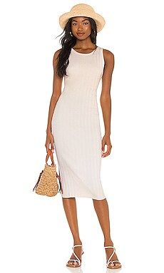 Rib Scoop Back Midi Dress
                    
                    Enza Costa | Revolve Clothing (Global)