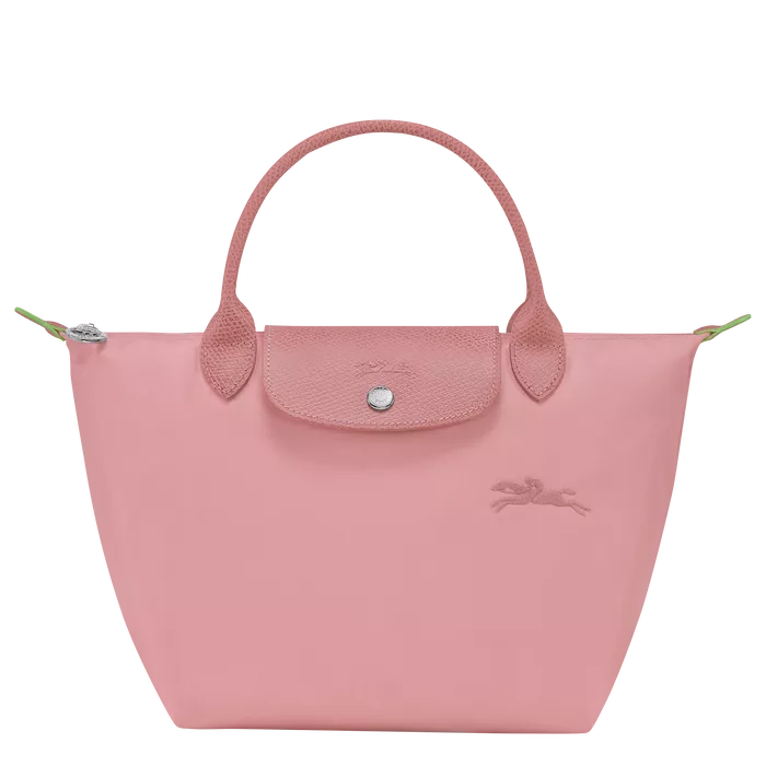 Pouch with handle Le Pliage Green Petal Pink (34175919P72