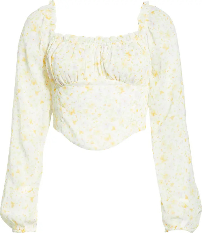 Gathered Long Sleeve Blouse | Nordstrom Rack