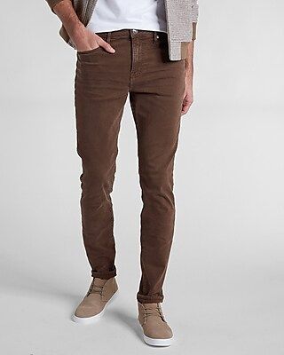 Skinny Brown Supersoft Jeans | Express