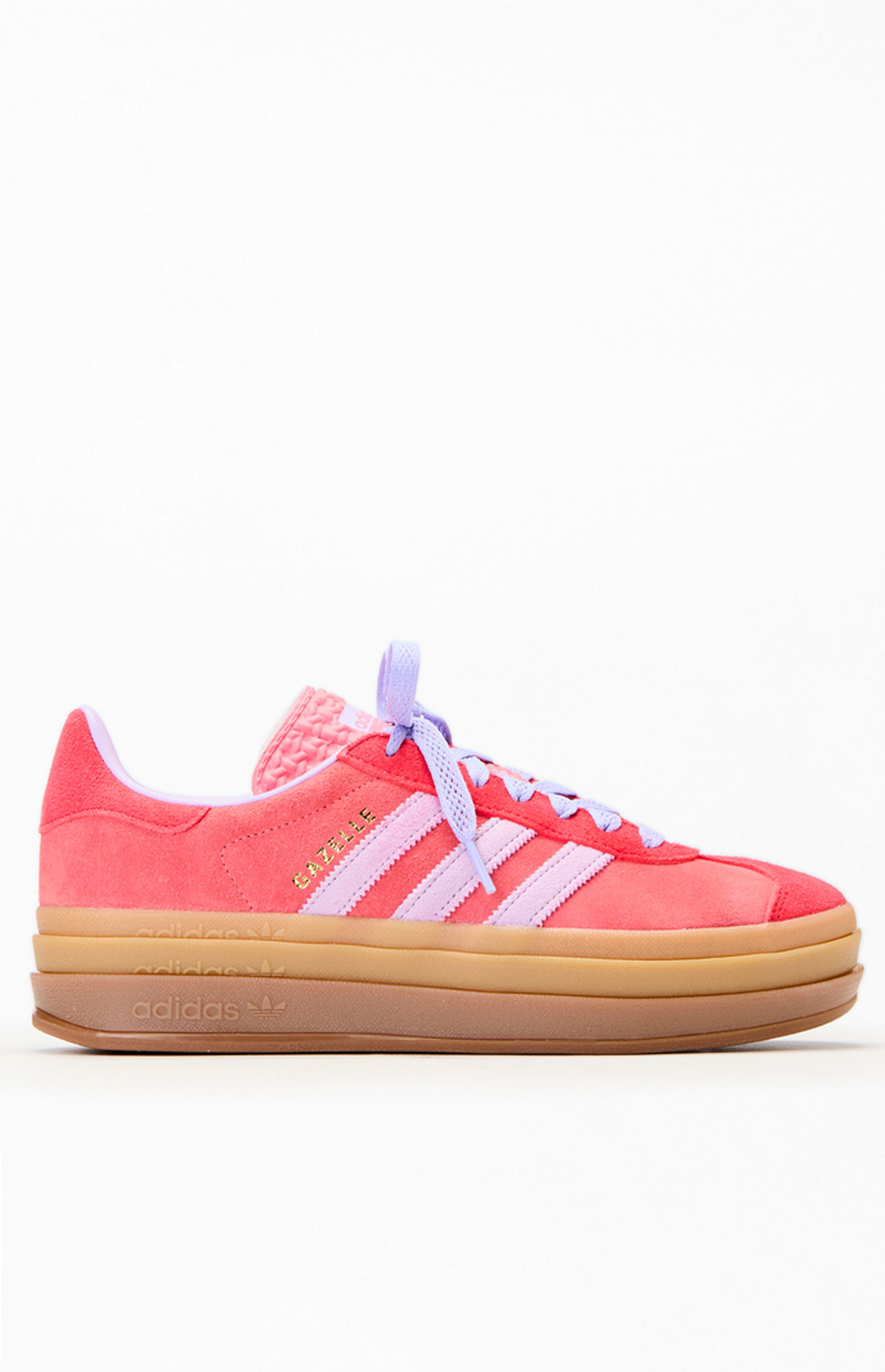 adidas Women's Blue & Red Gazelle Bold Sneakers | PacSun