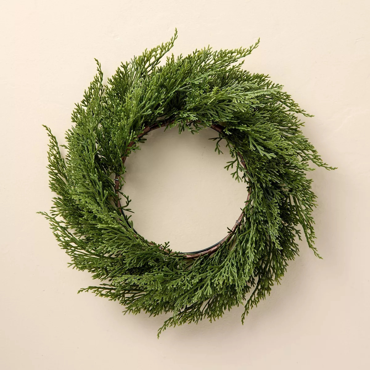 12" Faux Cypress Mini Christmas Wreath - Hearth & Hand™ with Magnolia | Target
