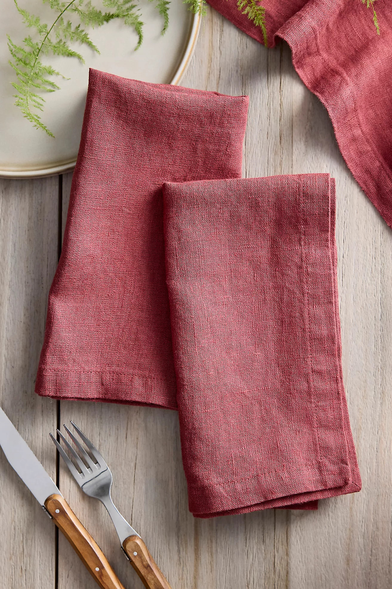 Lithuanian Linen Napkins, Set of 2 | Anthropologie (US)