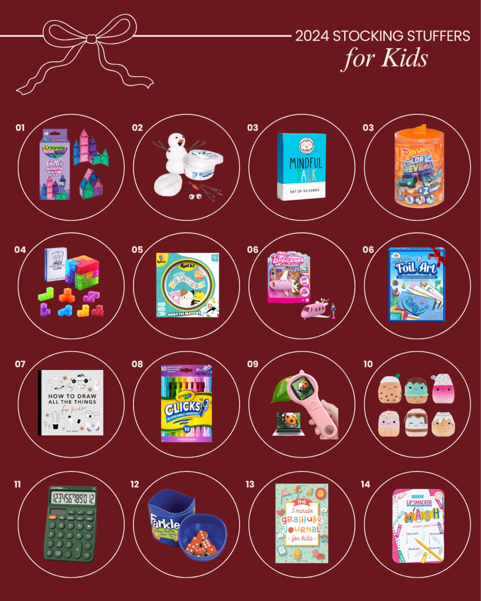 Non-candy stocking stuffer ideas for kids! These are all so good and you can divide alot of them up among multiple kids. 

#LTKHoliday #LTKCyberWeek #LTKGiftGuide