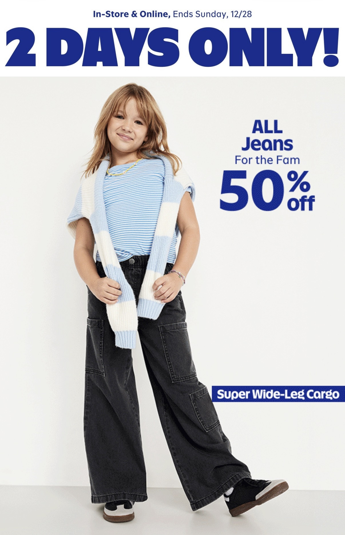 Old Navy brought it BACK — 50% OFF jeans for the next 2 days 🙌
Perfect time to grab denim for adults AND kids at a price that makes sense.
I rounded up the best fits and linked them on my LTK!

#ShoppingWithPriiincesss #Atlantamom #Atlantabloggers #Atlantablogger #AtlantaCreator #Atlantacontentcreators #Atlantacontentcreator #familyfashion #oldnavyfinds #denimdeals #LTKholidayshopping


#LTKHoliday #LTKSaleAlert #LTKKids